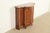 Baker Furniture Company Baker Furniture Italian Provincial Carved Cherry Wood, Parcel Gilt, and Marble Top Demilune Sideboard or Bar Cabinet For Sale - Image 4 of 16
