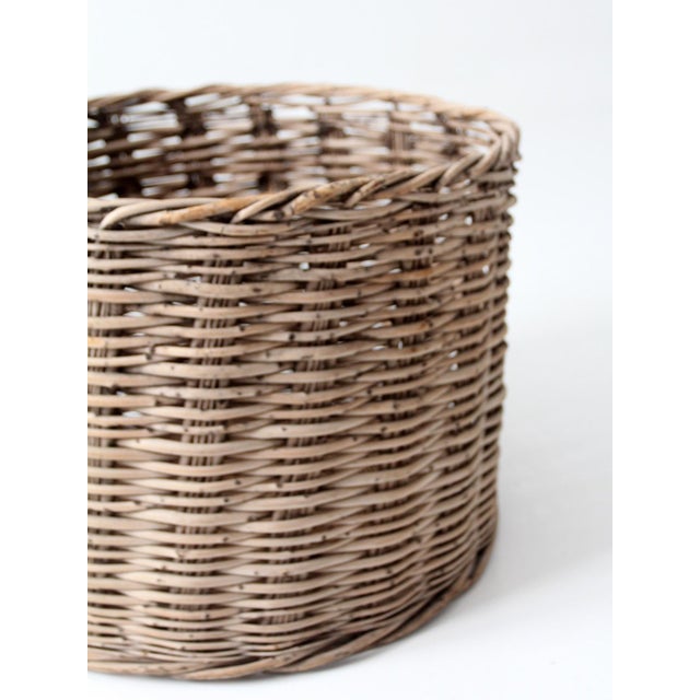 Antique Large Woven Basket For Sale - Image 6 of 15