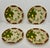 1970s Banana Tree Plates, 8” Wide, Hand Painted - Set of 4 For Sale - Image 9 of 9