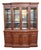 Henkel Harris Wild Black Cherry Breakfront China Cabinet, 1996 For Sale