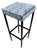 Vintage Italian Stools in Painted Iron and Brass, 1970s, Set of 2 For Sale - Image 4 of 4