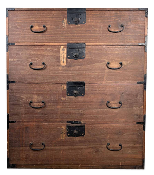 Japanese Traditional Tansu Chest of Drawers, 1920s