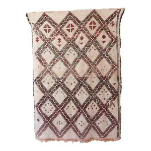 Beni Ourain Moroccan Rug - 5'3" X 7'5" Ft