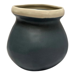 Vintage Scandinavian Design Two Toned Vase or Vessel For Sale