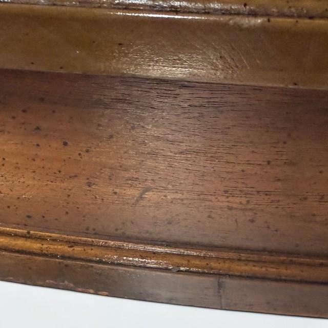 Brown Vintage Traditional Oval Dining Table With Bookmatched Walnut Veneer Top For Sale - Image 8 of 12