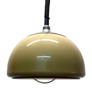 Space Age Mushroom Ceiling Lamp in Beige by Cosack, 1960s For Sale