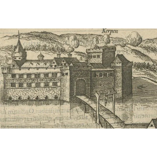 Baudartius, Siege of Kerpen Under Duke of Parma, 1616, Paper, Framed For Sale - Image 6 of 10