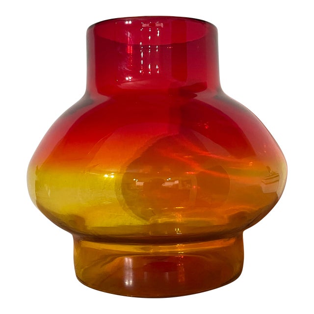 Mid-Century Modern Footed Vase For Sale