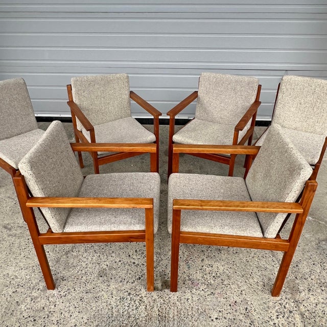Mid-Century Modern C. 1950s Arden Riddle Mid-Century Dining Chairs - Set/6 For Sale - Image 3 of 11