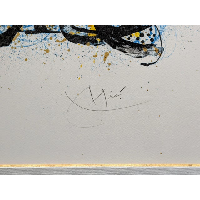 1970s Joan Miro, Ma de Proverbis / My Proverb, Original Hand-Signed Color Lithograph, 1970 For Sale - Image 5 of 10