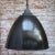 1950s Industrial Dark Grey Enamel and Cast Iron Pendant Lamp, 1950s For Sale - Image 5 of 6