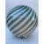 Impressive contemporarytable lamp, Milky-Green Sphere in Murano Glass Swirl. Design in very particular and effective...