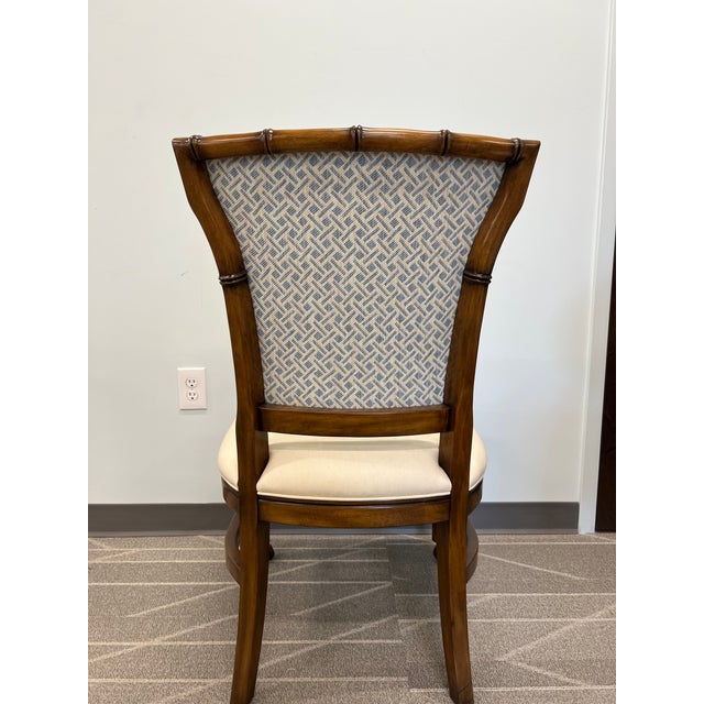 Woodbridge Furniture Emily Side Chair With Front Casters Chairish