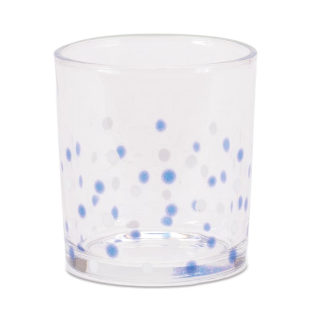 Bring a touch of coastal charm to your home with the Dotted Glass Votive Candle Holder Set. Featuring cool blue and white...