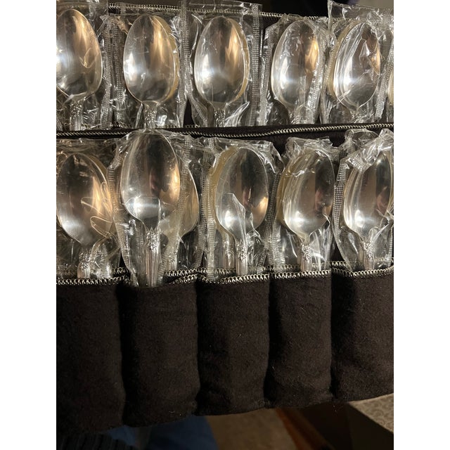 1960s Community 1960’s Silver-Plate Silver Artistry 77 Pc Set of Sealed Flatware in SilverFile For Sale - Image 5 of 11