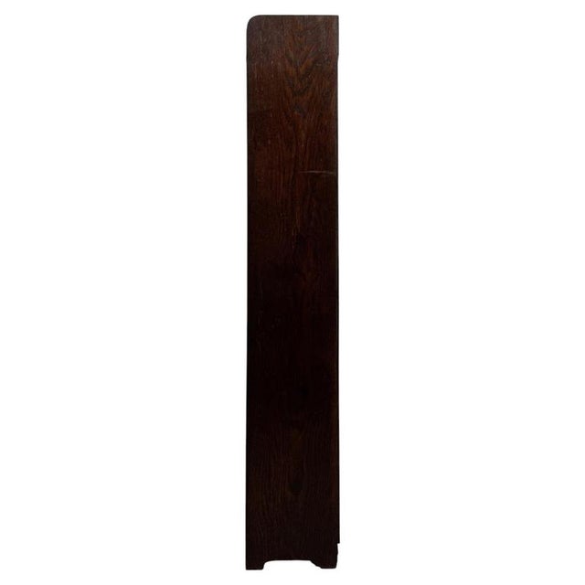 Early 20th Century Antique English Oak Open Bookcase For Sale - Image 10 of 11