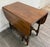 1920s Antique 1920s Colonial Revival Solid Maple Gateleg Drop Leaf Dining Table For Sale - Image 5 of 16