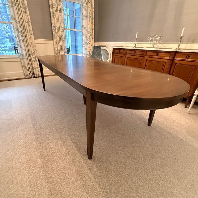 Wood Lancaster Iron and Wood Lincoln Extension Table For Sale - Image 7 of 13