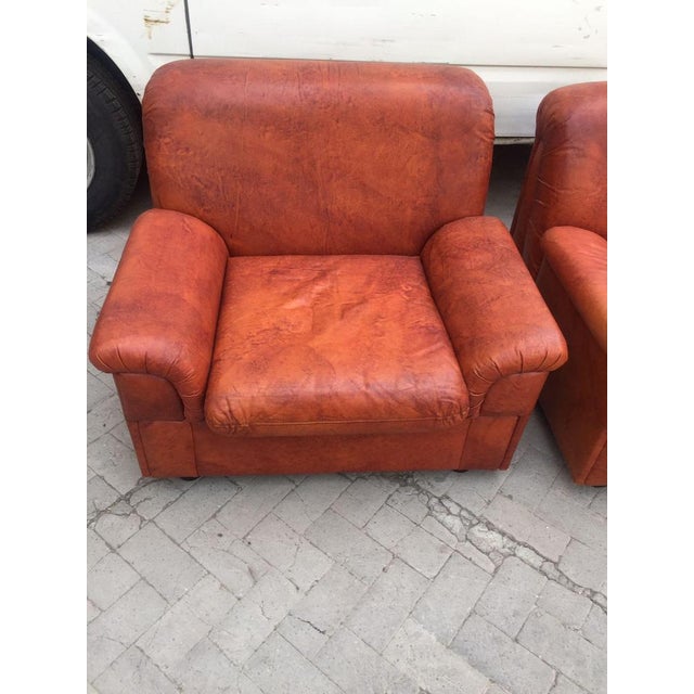 Set of Mid-Century Modern Armchairs in the Style of Paolo Lomazzi For Sale - Image 3 of 14