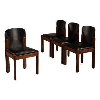 Vintage Dining Room Chairs by Silvio Coppola for Bernini, Italy, 1960s, Set of 4 For Sale