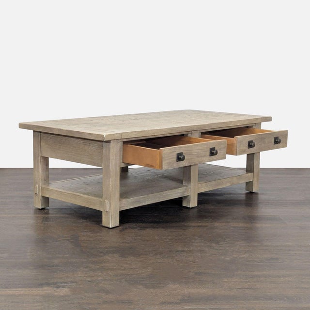 Pottery Barn Pottery Barn Benchwright Rectangular Coffee Table For Sale - Image 4 of 8