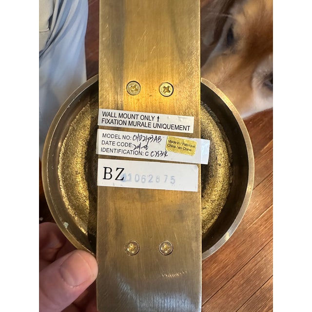 2020s Visual Comfort Large Georgian Hurricane Candle Holder Sconces For Sale - Image 5 of 6