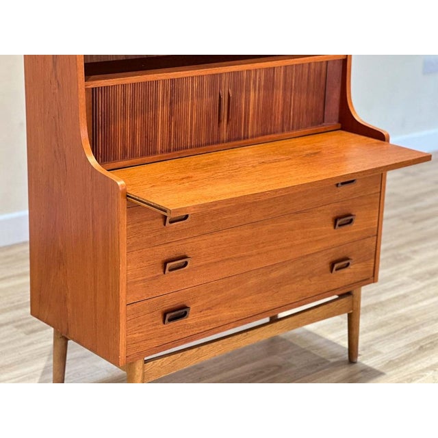 Desk-Bookcase by Johannes Sorth, 1960s For Sale - Image 9 of 12