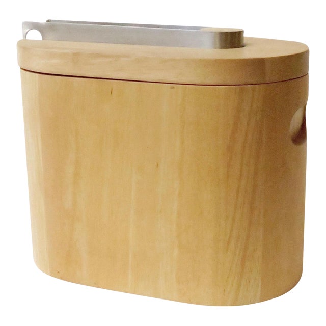 Contemporary Wooden Ice Bucket For Sale