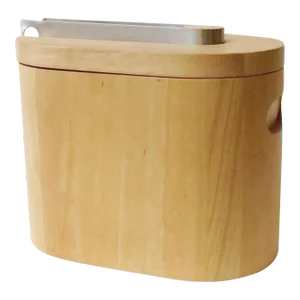 Contemporary Wooden Ice Bucket