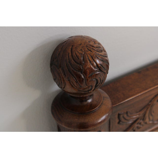 Henredon Villa Borghese Walnut Queen Size Headboard For Sale In Philadelphia - Image 6 of 15