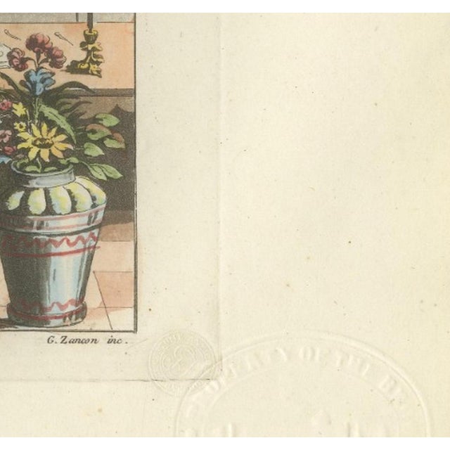 Ferrario, Chinese Interior Scene with Official and Guard Costumes, 1815, Print For Sale - Image 10 of 12