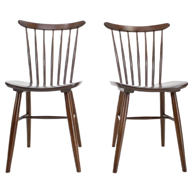 Scandinavian Style Dining Chairs, 1960s, Set of 4 For Sale