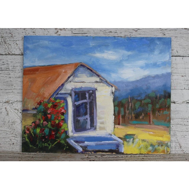 Quiet Places & Journeys — Connie’s Barn (Original Oil Landscape) For Sale - Image 10 of 13