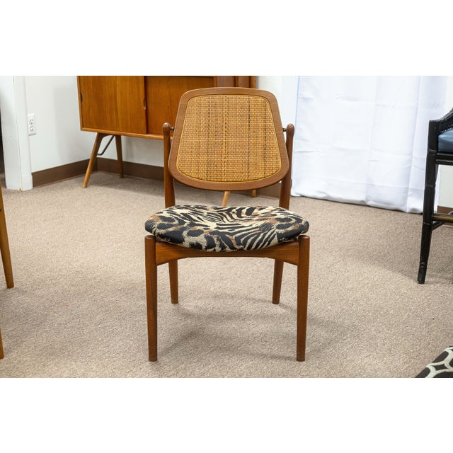 France & Daverkosen Set of 3 Arne Vodder Model Fd-184 Chairs for France & Daverkosen Vintage Danish For Sale - Image 4 of 16