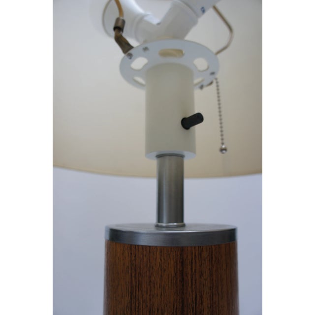 1970s Mod Lightolier Column Table Lamp For Sale - Image 11 of 13