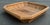 Chinoiserie Vintage Square Bamboo & Rattan Clipped-Corner Serving Tray For Sale - Image 3 of 12