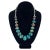 This necklace we created with up to 27mm Chinese turquoise beads, 3mm coral as spacer and decorated with two Tibetan hand...