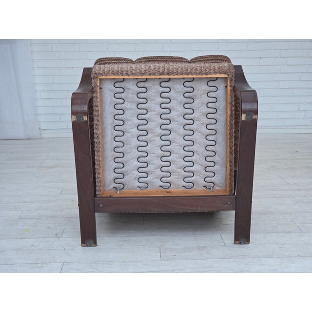 Vintage Danish Lounge Chair in Light Brown Furniture Corduroy, 1970s For Sale - Image 16 of 18