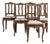 19th Century France Louis XV Cream Wood Dining Chair For Sale
