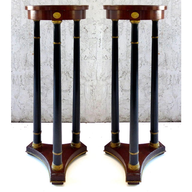 Fine Arts Furniture Grand Rapids French Empire Pedestals -a Pair | Chairish