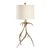Wildwood Antler Hall Table Lamp - Brass For Sale