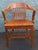 Victorian 20th Century Victorian Style Oak Bankers Chair For Sale - Image 3 of 8