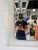 1980's Lee Reynolds Postmodern Minimalist Composite Wall Mirror For Sale - Image 9 of 13