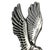 Postmodern 1980s Sterling Silver American Bold Eagle Lapel Pin Badge For Sale - Image 3 of 5