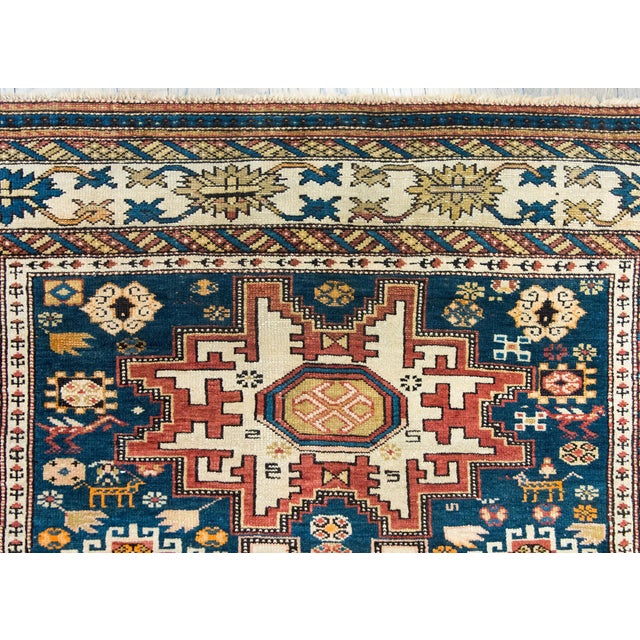Early 20th Century Persian Shirvan Rug For Sale - Image 12 of 15