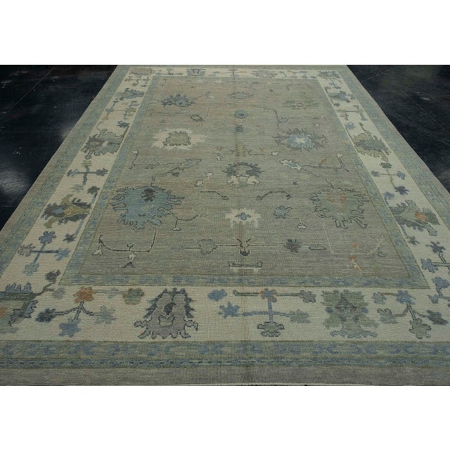 Turkish Oushak Rug 8'6" x 12'1 #18108 Explore a curated collection of hallway runners, wool rugs, and handmade...