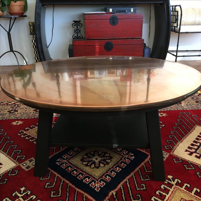 Ethan Allen CopperTop Coffee Table Chairish