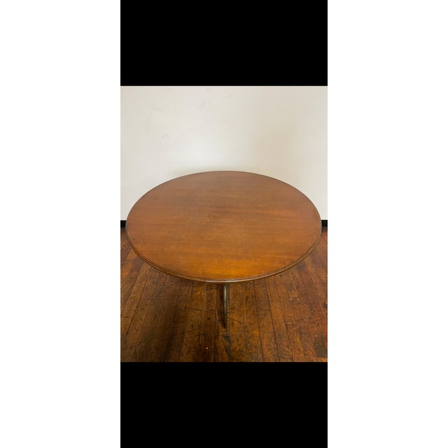 1990s European French Grange Country Farmhouse Style Iron Scrolled & Cherry Wood Dining Table For Sale - Image 5 of 5