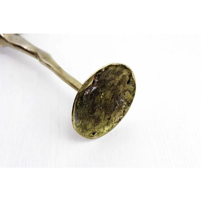 Modern Brass Candleholder, 1970s For Sale - Image 6 of 13