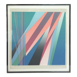 1980s Evelyn B. Johnson "Sibyl Viii" Original Serigraph, 5/20, Signed For Sale